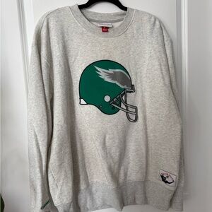 Philadelphia Eagles Mitchell & Ness Crewneck